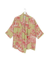 One Hundred Stars Ancient Columns Print Rachel Blouse, Pink (PINK), large
