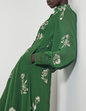 Erica Shirt Dress, Green (GREEN), large