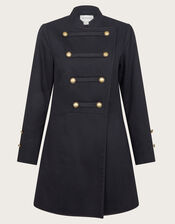 Inez Military Jacket, Black (BLACK), large