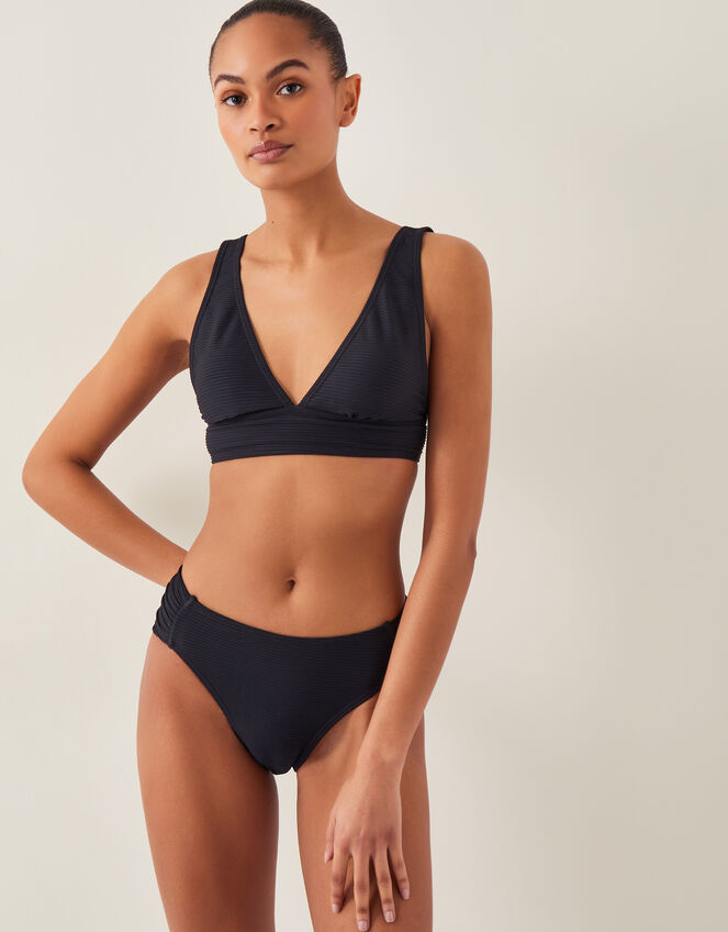 Kina Triangle Bikini Top, Black (BLACK), large