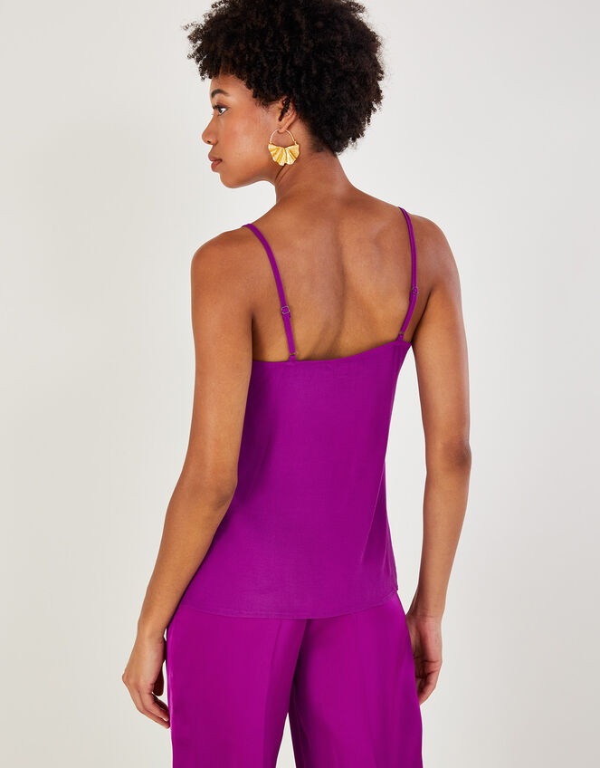 Clara Lace Cami Top with LENZING™ ECOVERO™	, Pink (PINK), large