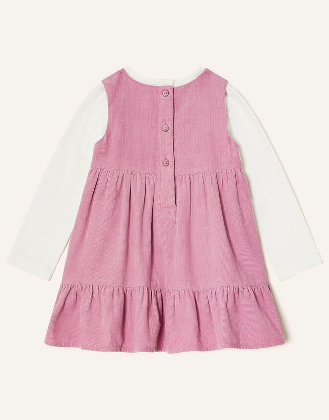 Baby Fox Cord Dress Set, Pink (PINK), large