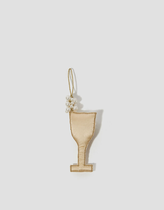 Champagne Glass Christmas Tree Decoration, , large