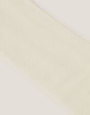 Baby Frosted Cotton Tights, Ivory (IVORY), large