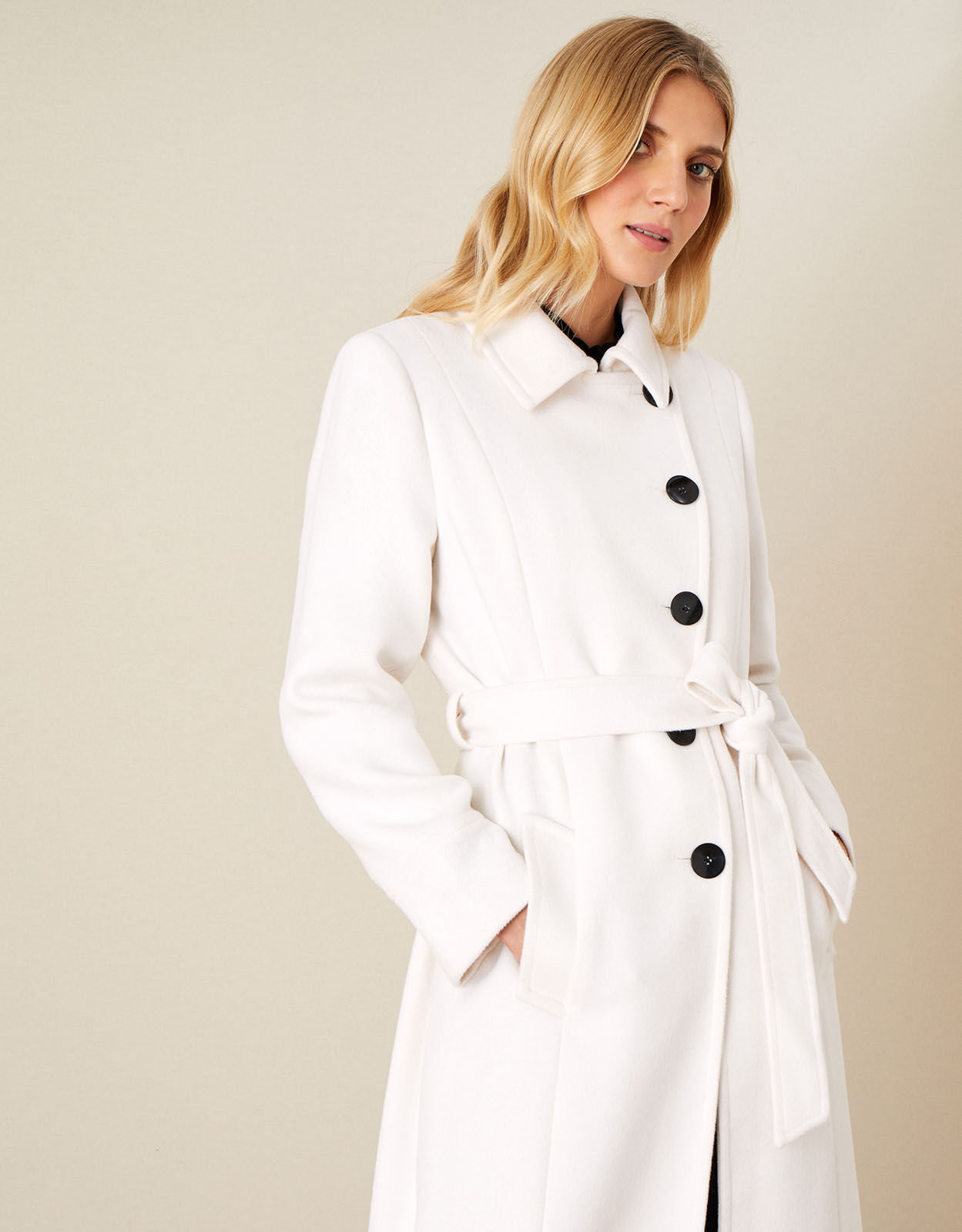 Monsoon white jacket online