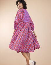 East Sasha Embroidered Floral Print Dress, Pink (PINK), large