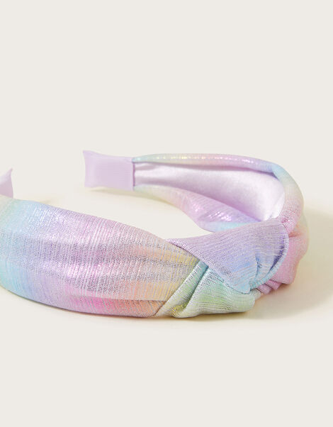 Ombre Pleated Knotted Headband , , large