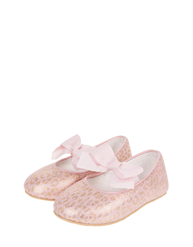 Baby Leonie Leopard Walker Shoes, Pink (PALE PINK), large