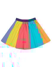 Frugi Rainbow Jersey Skirt , Multi (MULTI), large