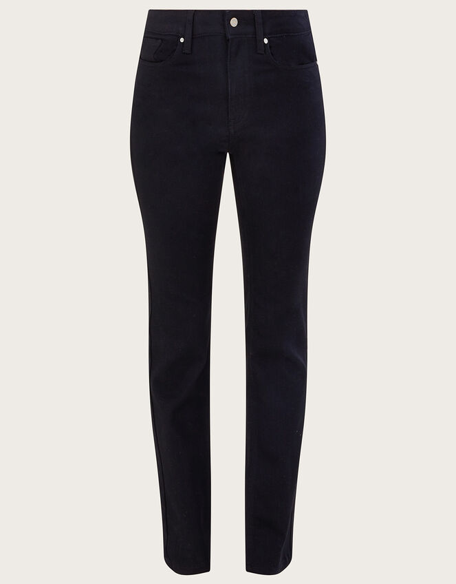 Bootcut Denim Jeans, Black (BLACK), large