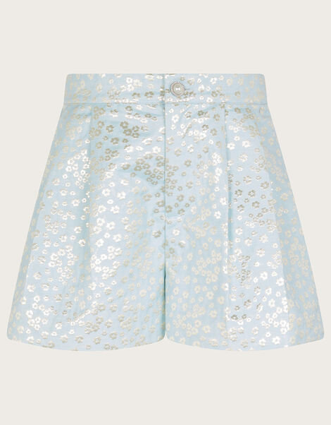 Sienna Jacquard Shorts, Blue (BLUE), large