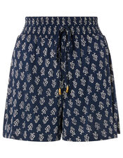 Printed Shorts , Blue (NAVY), large