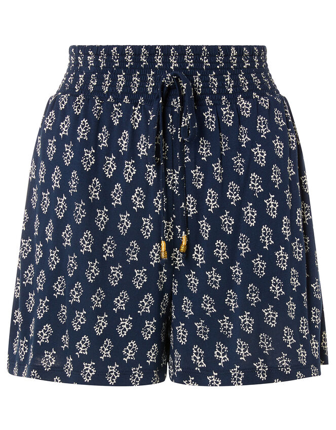Printed Shorts , Blue (NAVY), large