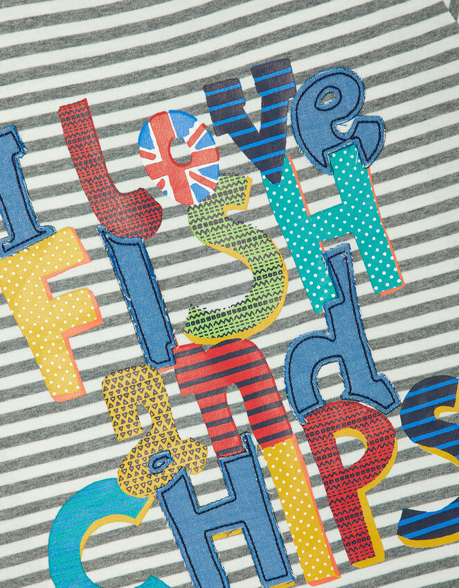 I Love Fish and Chips T-Shirt, Multi (MULTI), large