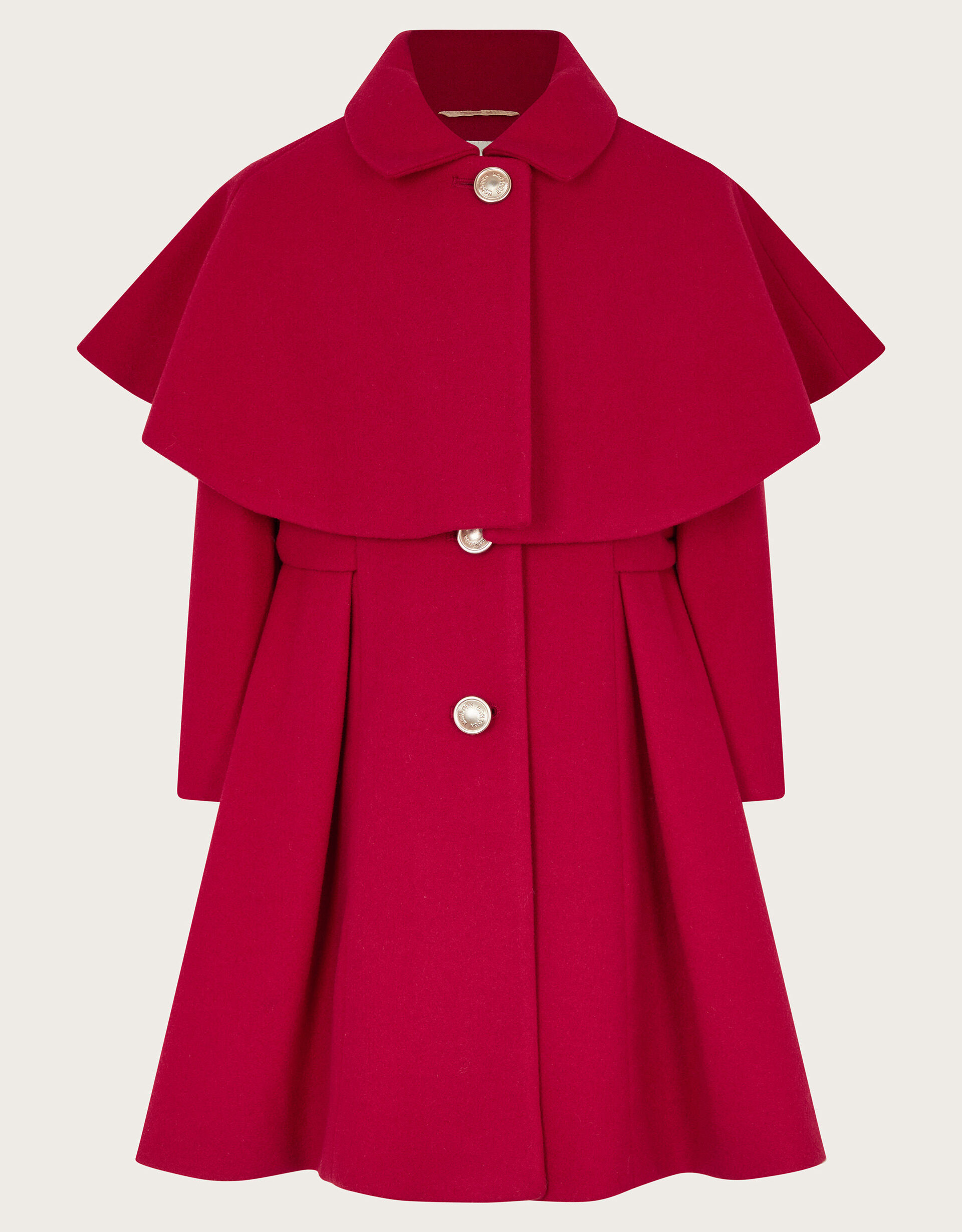 Monsoon girls red coat store