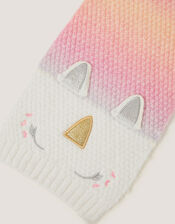 Unicorn Ombr&eacute; Knitted Scarf, , large