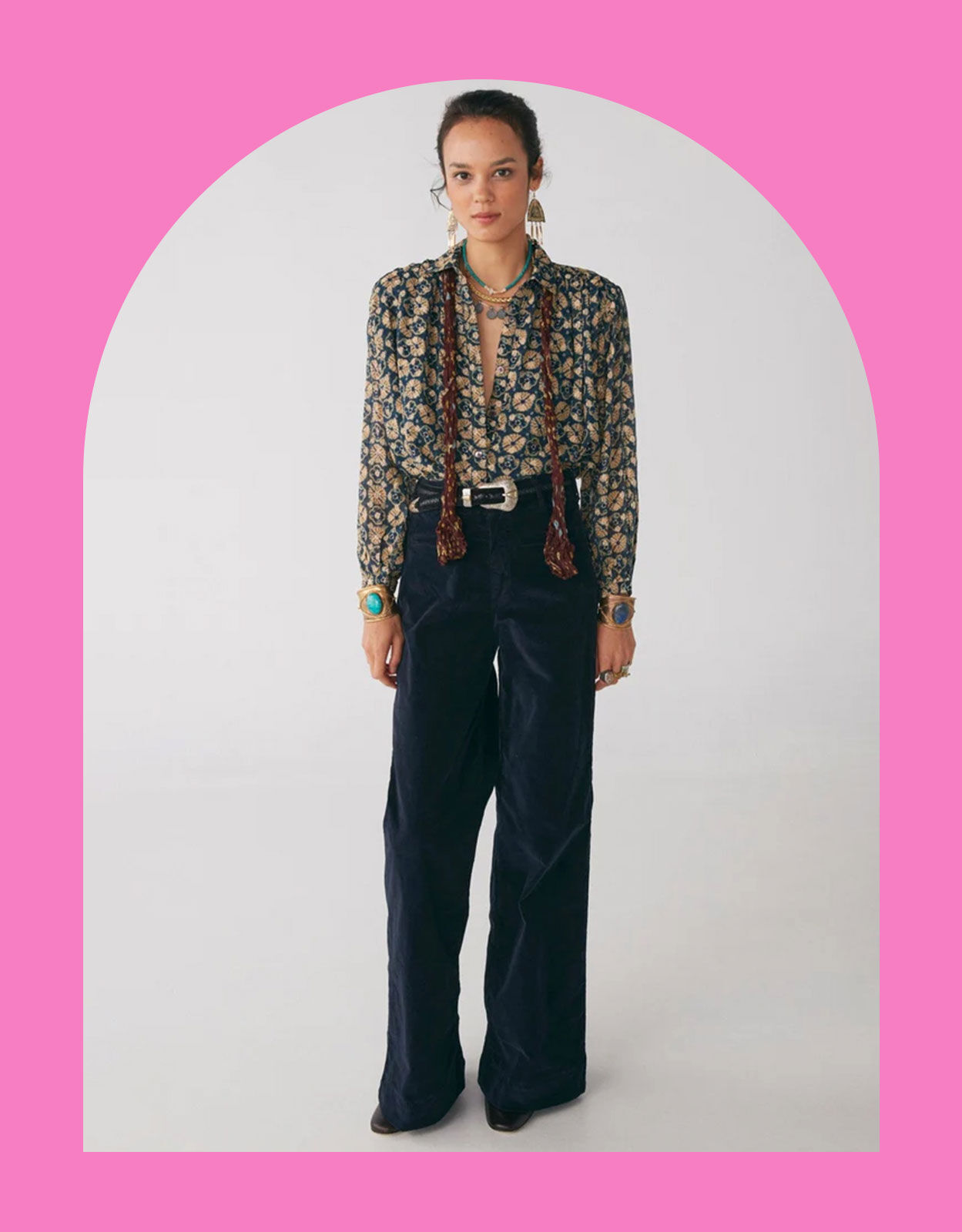 Maison Hotel Catherine Blouse Blue