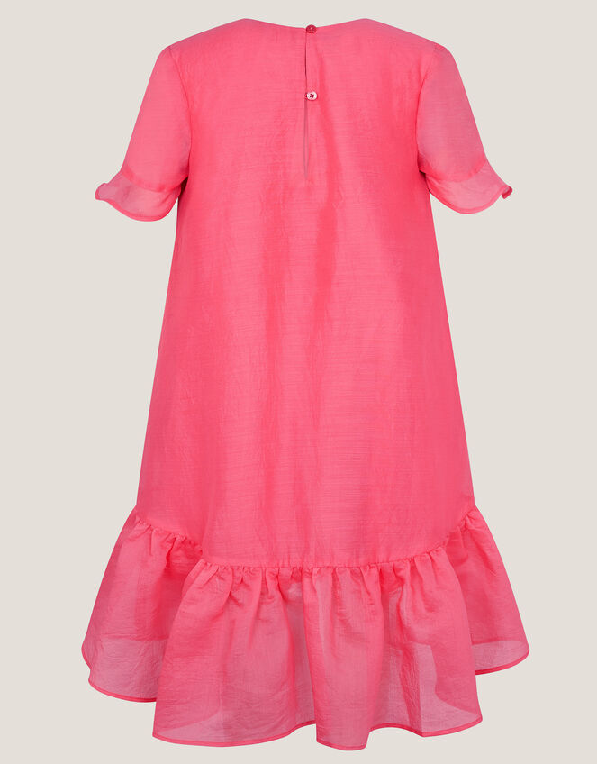 Lottie Frill Swing Party Dress, Orange (CORAL), large