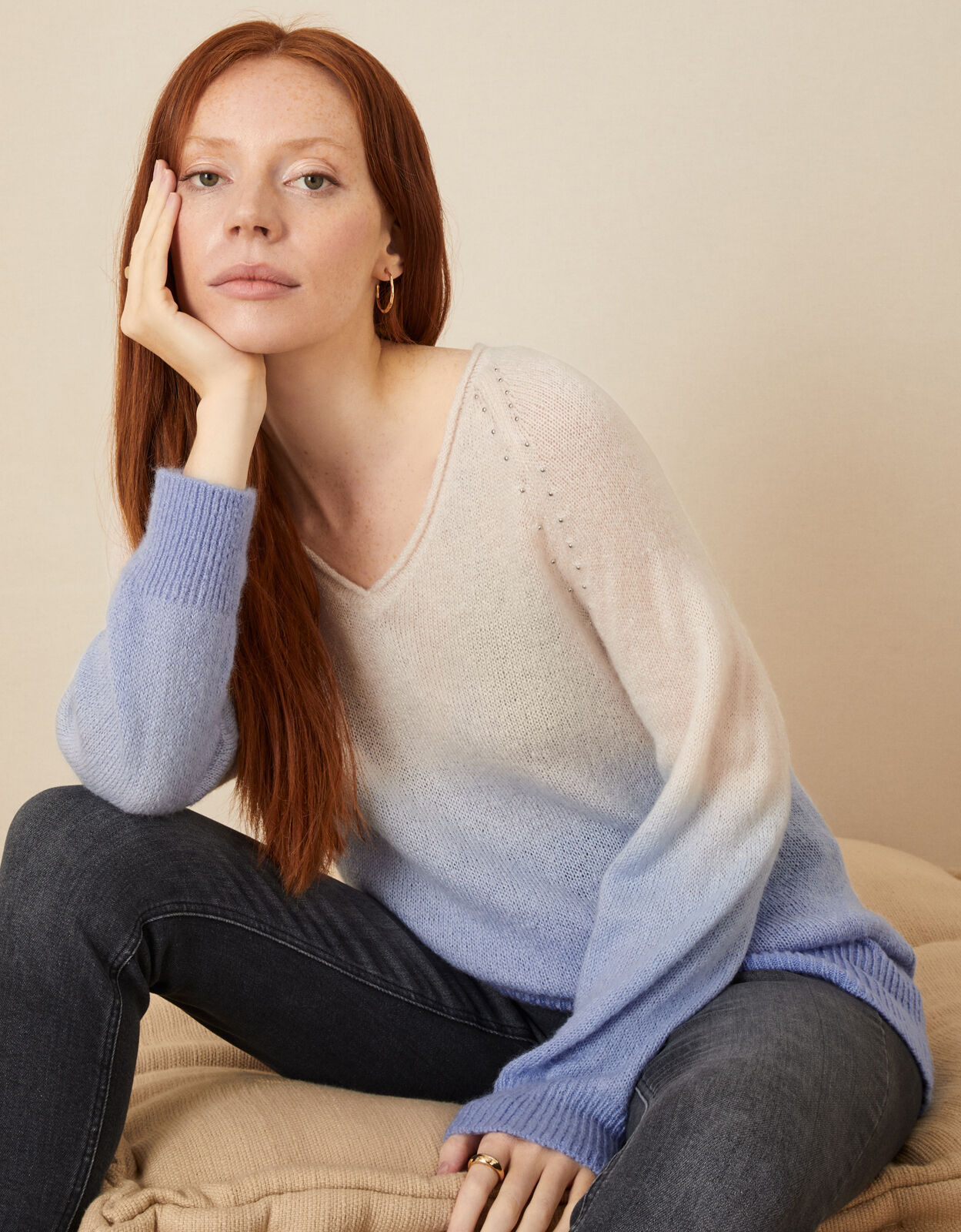 monsoon blue jumper