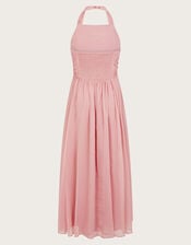 Ayo Halter Prom Maxi Dress, Pink (PINK), large