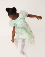 Joanna Butterfly Print Party Dress, Multi (MULTI), large