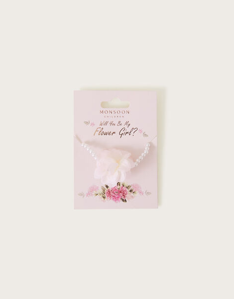 Flower Girl Invitation Bracelet, , large