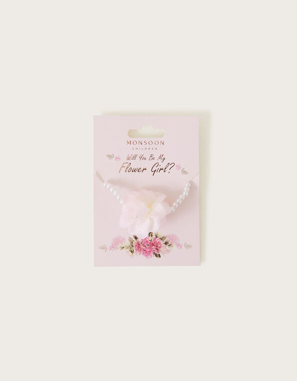 Flower Girl Invitation Bracelet, , large