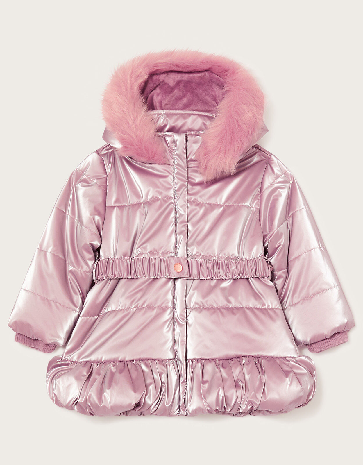 Metallic cheap baby coat