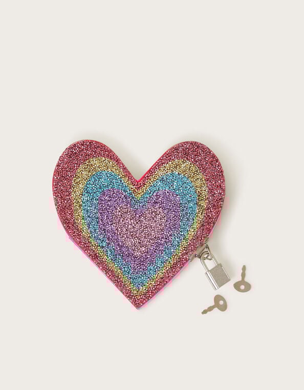 Rainbow Heart Notebook, , large