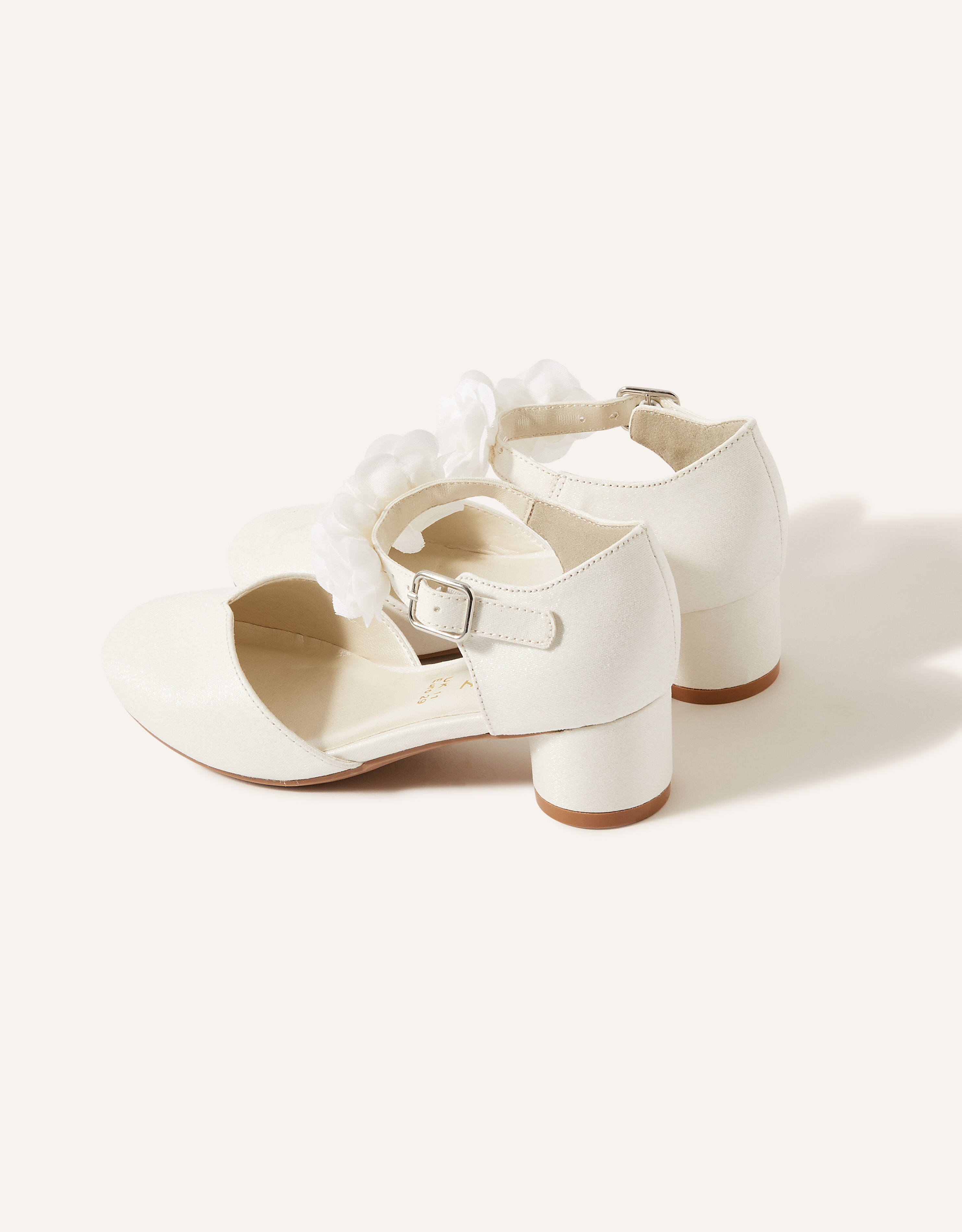 Girls hotsell ivory heels