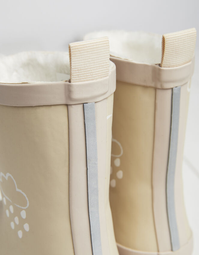 Grass and Air Colour-Revealing Wellies, Natural (STONE), large