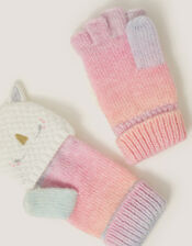 Unicorn Ombr&eacute; Fingerless Gloves, Multi (MULTI), large