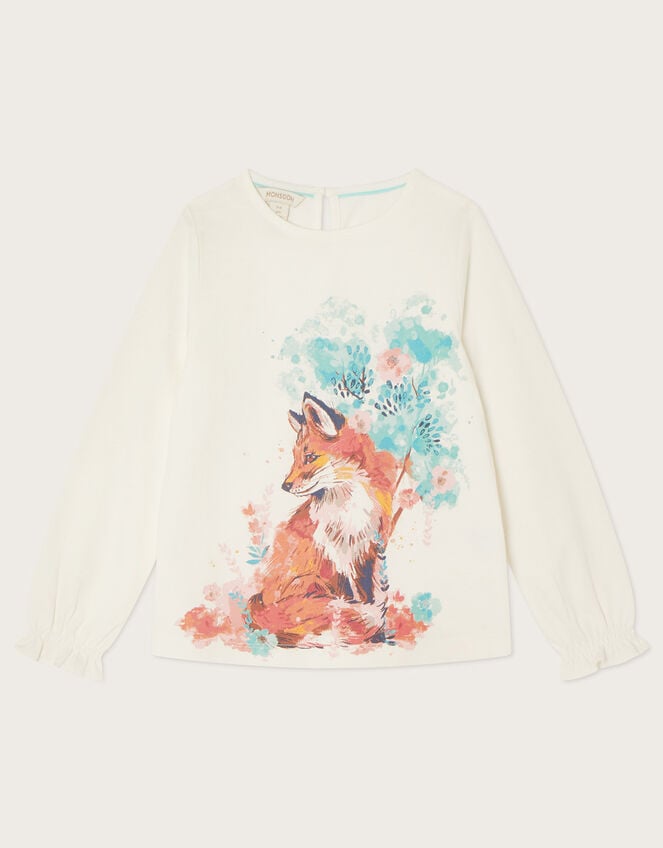 Fox Long Sleeve T-Shirt WWF-UK Collaboration, Ivory (IVORY), large