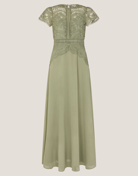 Monica Lace Bridesmaid Dress, Green (PALE GREEN), large