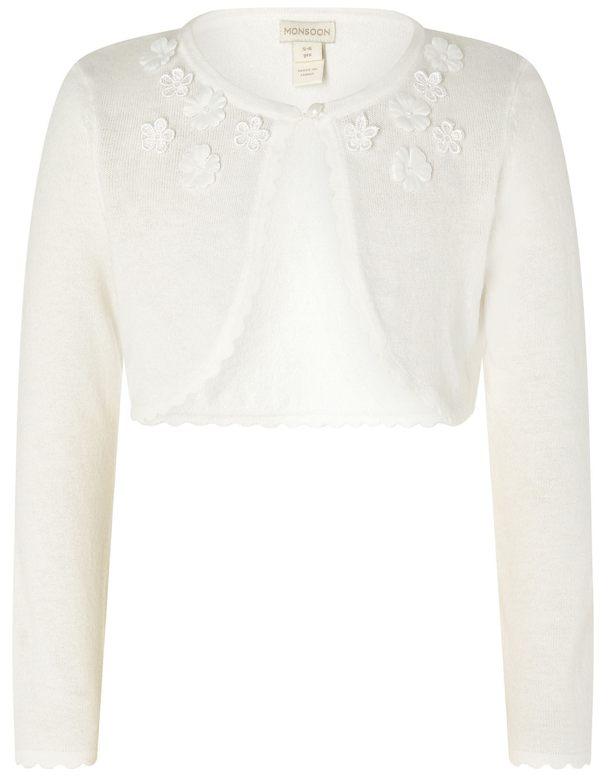 Girls cropped cardigan cheap