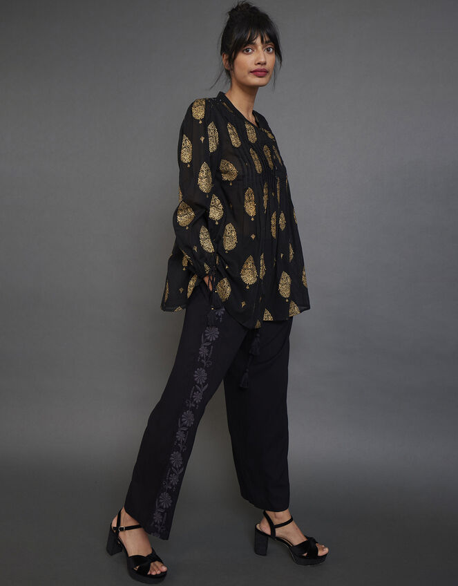 East Josie Blouse, Black (BLACK), large