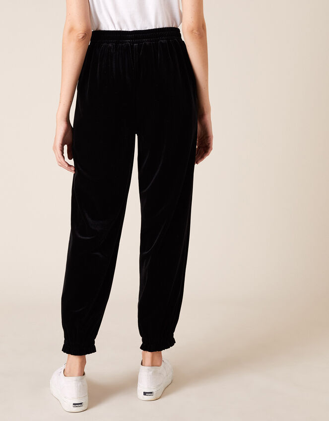 Velvet Joggers, Black (BLACK), large