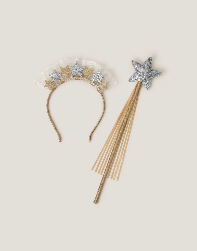 Angelica Star Headband & Wand Set, , large