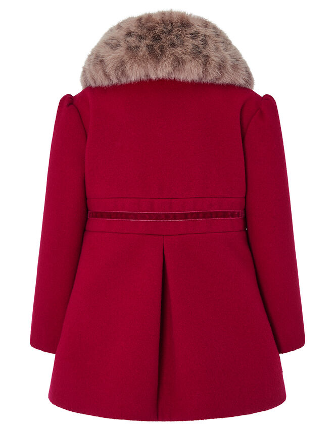 Baby Bow Coat, Red (RED), large
