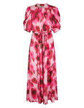 Crās Abstract Floral Maxi Dress, Pink (PINK), large