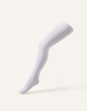 Annette Sparkle Tights, White (WHITE), large
