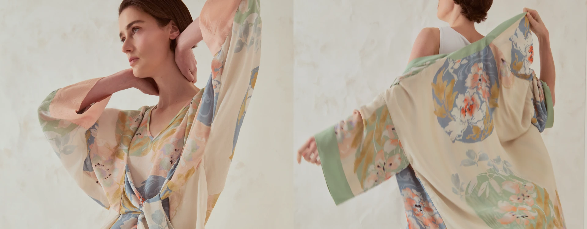 Model wearing Clemence clothing