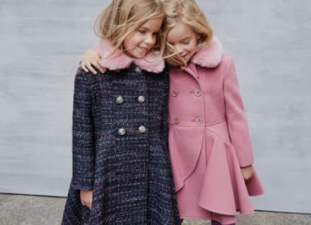 monsoon navy girls coat