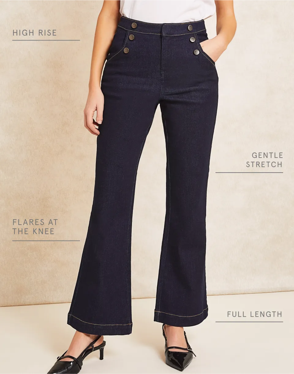 Rosa boot cut highlights